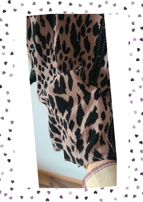Vestido de camisa de leopardo Last Queen T36-44 - fluido y bohemio elegante – photo 5